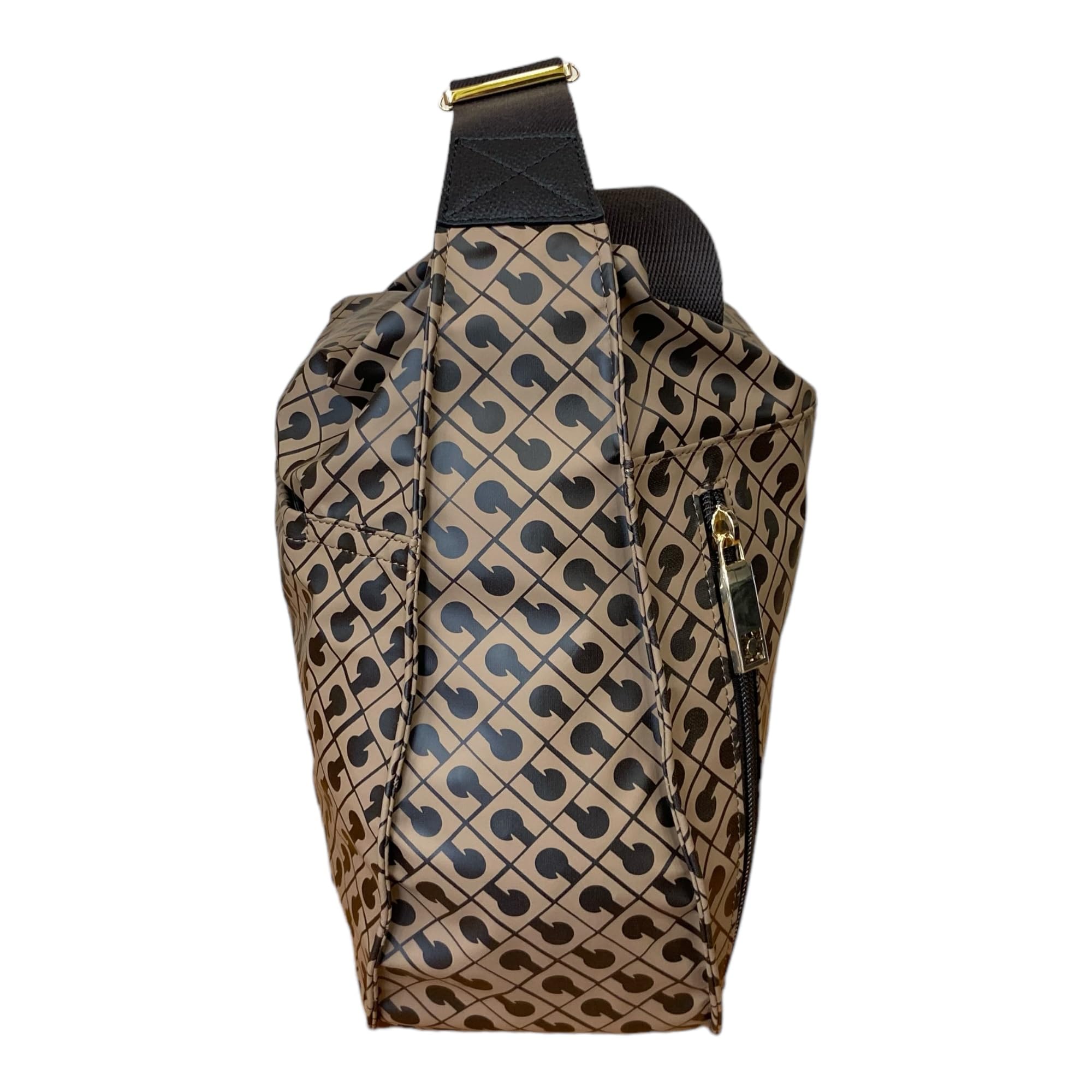 Gherardini BORSA Donna SACCA MEDIA da spalla TASCHE Esterne TRACOLLA REGOLABILE 0260 (TOFFEE)