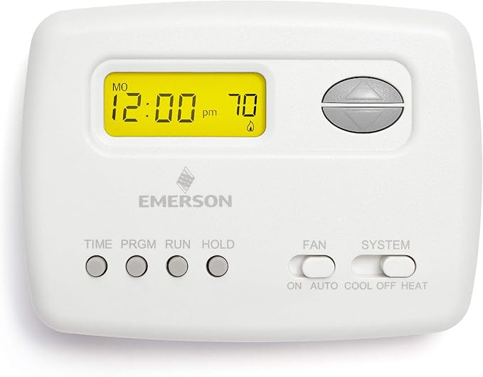 Emerson Thermostats 1F78151 SingleStage Programmable Digital