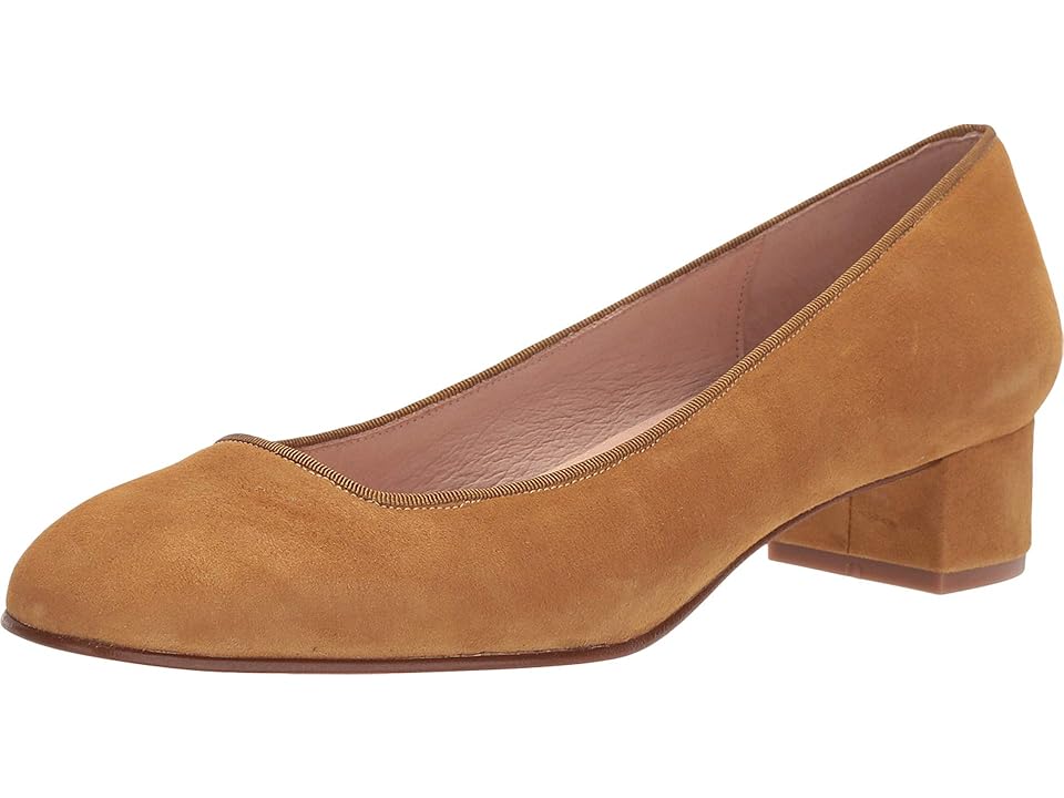 

French Sole Dukemu Block Kitten Heel (Mustard) Women's Shoes, Yellow