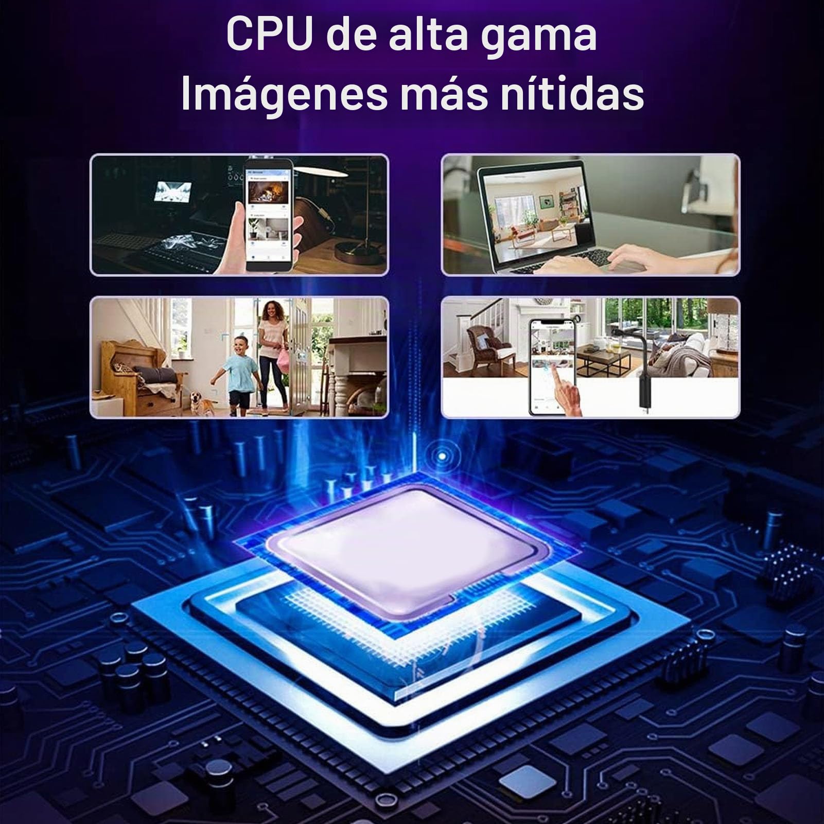 Annadue Cámara WiFi, Cámara Inalámbrica para Seguridad del Hogar, Cámara de Seguridad con Enchufe USB, Cámara para Mascotas HD 1080p con Visión Nocturna, Detección de Movimiento,
