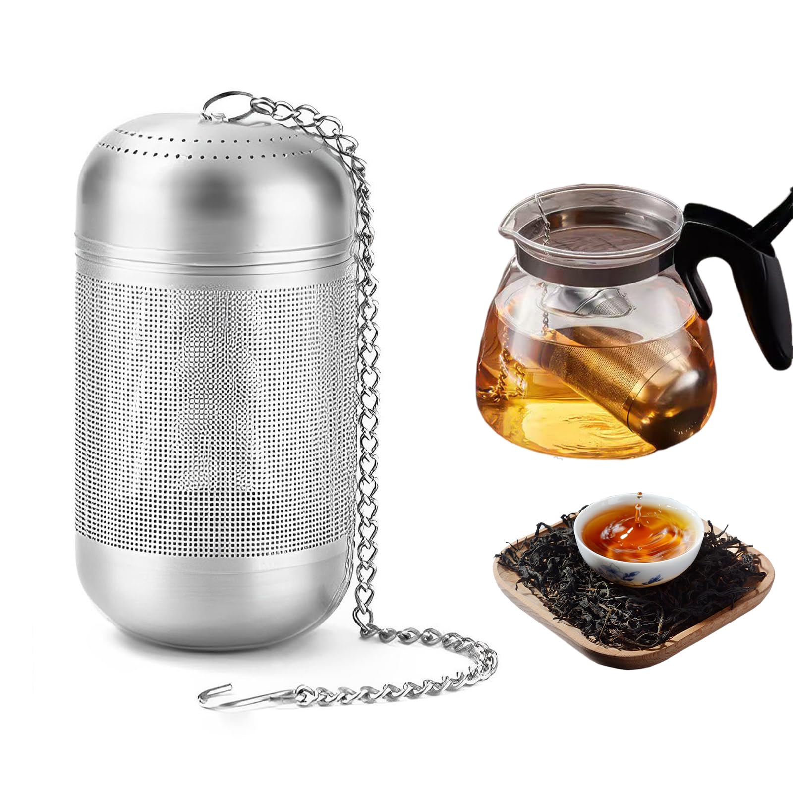Amazon | Doyime 茶漉し 茶こし【食品級ステンレス 極細メッシュ
