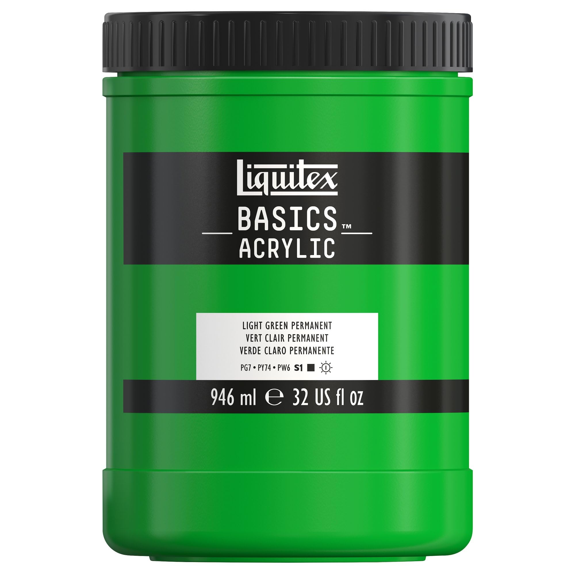 LIQUITEX Basics Acrylic Paint, Mars Black, 118 ml Tube — view 95