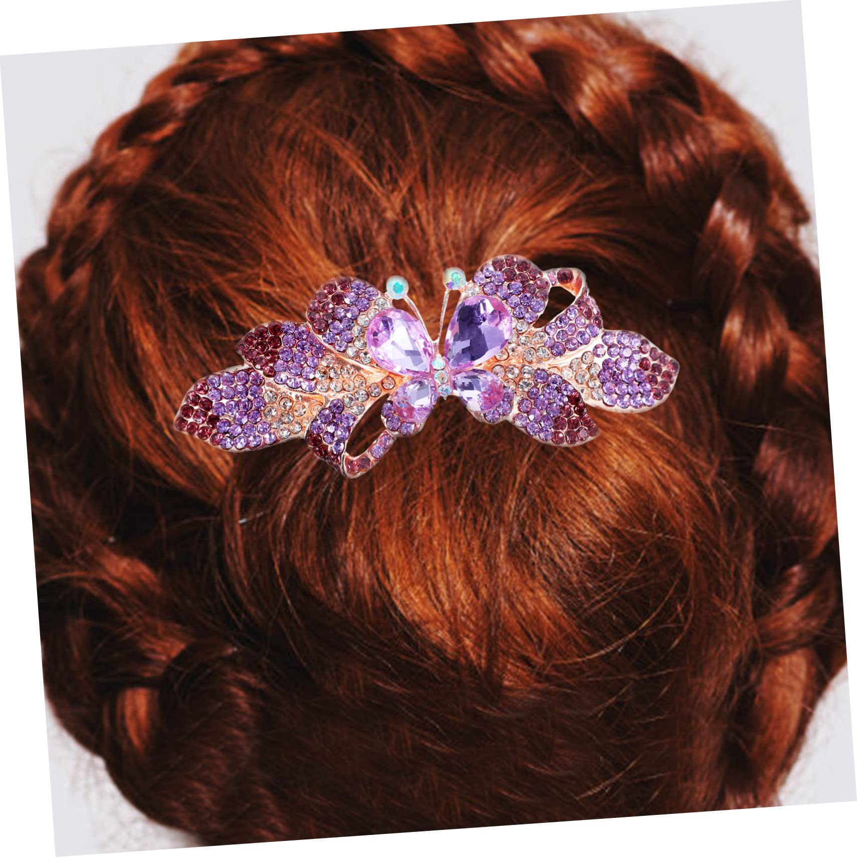 FOMIYES 5 Stück Haarspangen Aus Metall Mit Strasssteinen Stilvolle Haarspange Für Frauen Dickes Haar Haarschmuck Für Brautjungfern