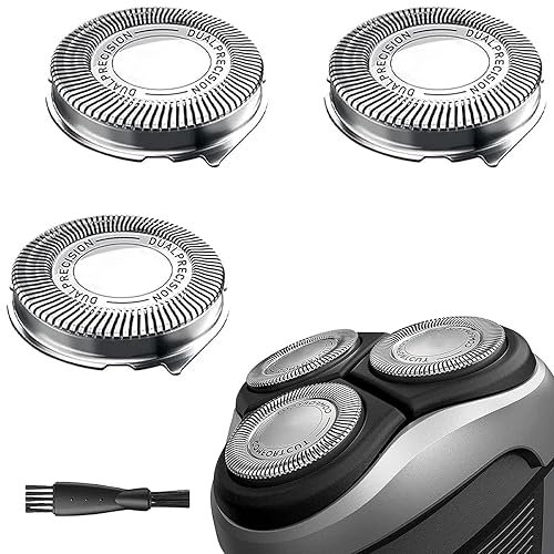 HQ8 - Cuchillas de repuesto compatibles con afeitadora Norelco, cuchillas de afeitar HQ8 para cabezales PT720 AT880 AT810, cuchillas HQ8 mejoradas