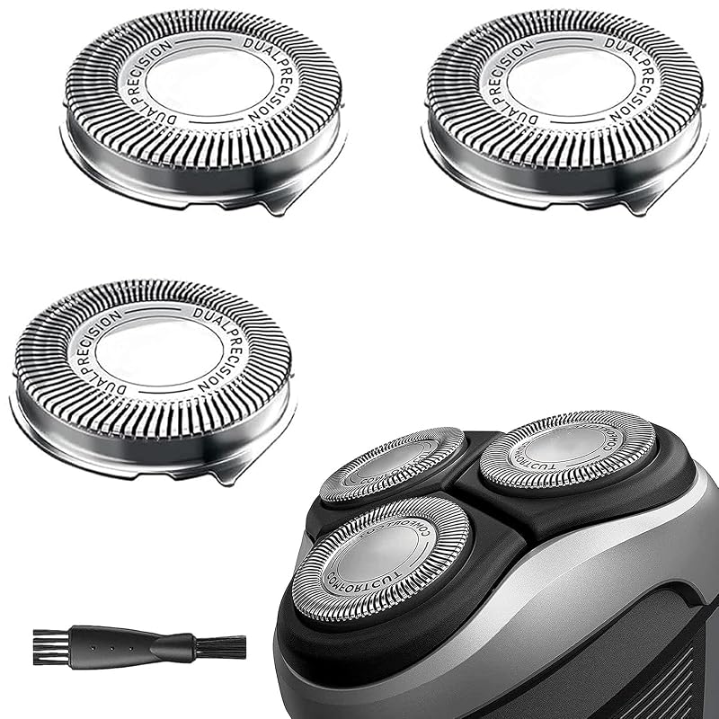 Cabeças de reposição HQ8 Suleto para barbeadores Philips Norelco compatíveis, 3 unidades