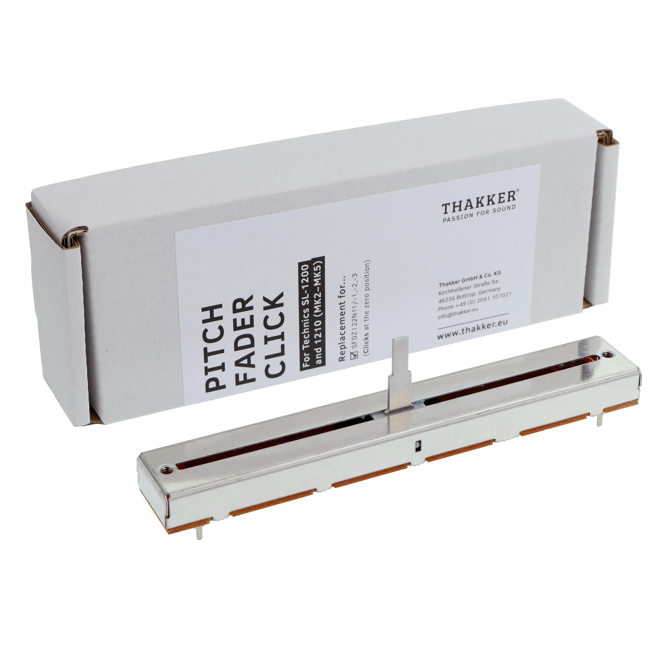 THAKKER Pitch Fader Click – Compatible con Technics SL-1200 y 1210