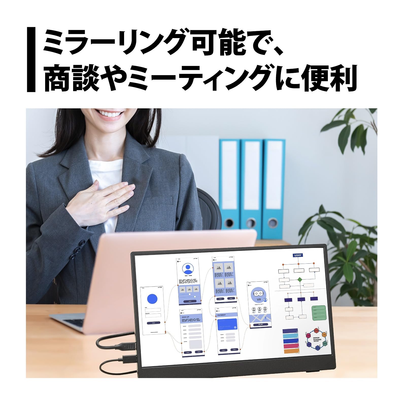 Amazon.co.jp: プリンストン 13.3型フルHDモバイルディスプレイ 非光沢