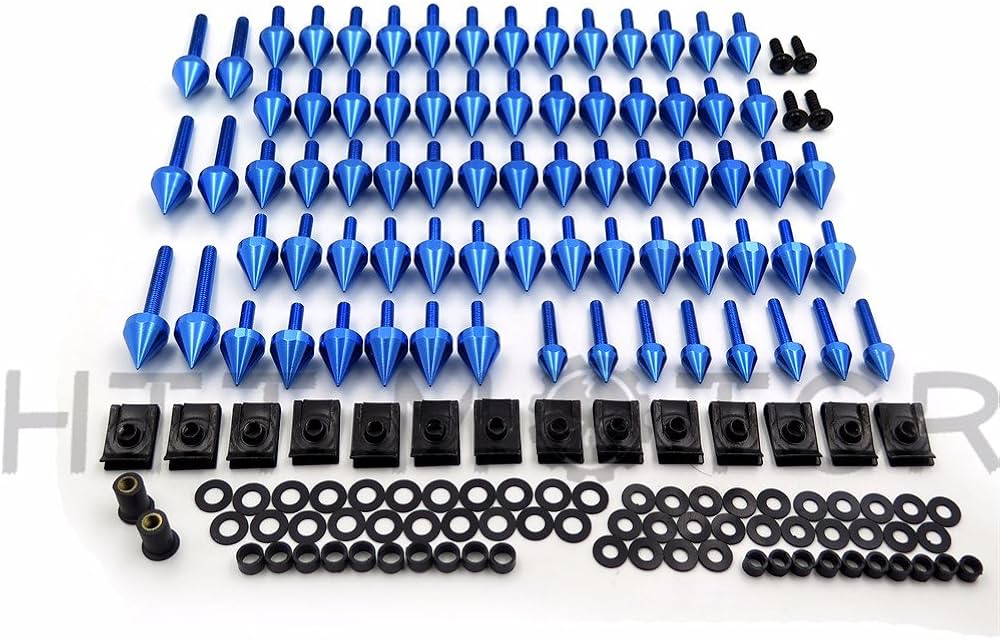 Amazon.com: XKMT-Blue Spike Socket Head Bolts Button Head Bolts