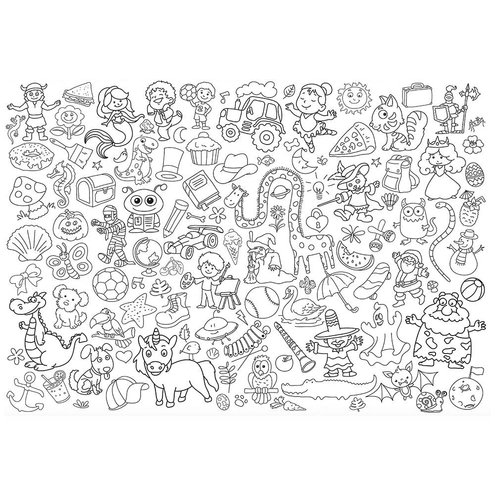 Coloring Mat Book: Oltre 100 disegni impressionanti