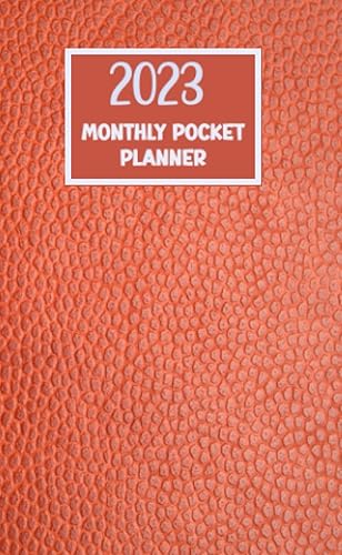 2023 Monthly Pocket Planner Small 1 Year Calendar Schedule Organizer Start January 2023 to December 2023 with HolidaysIncludes Place for Contacts,