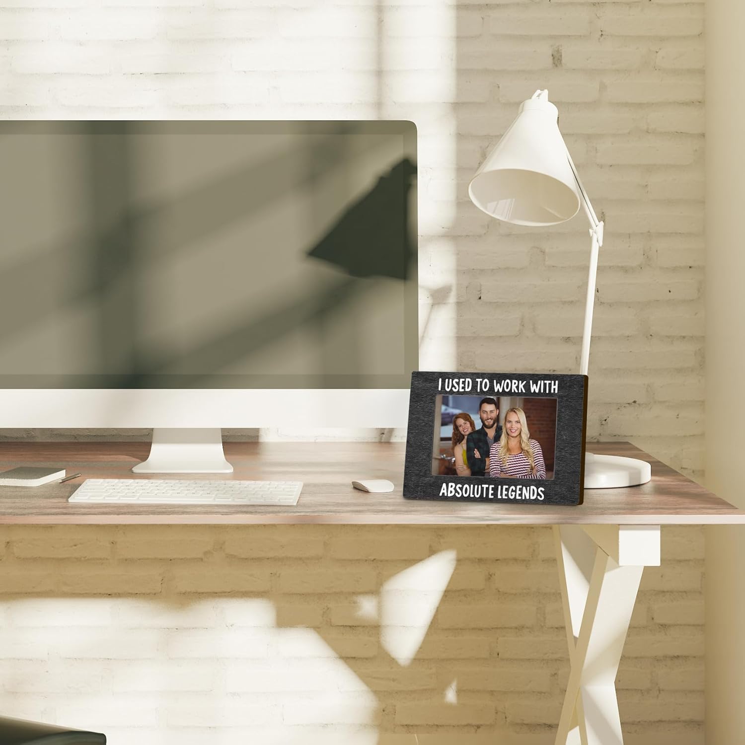 Retirement 4x6 Picture Frame, I Used to Work with Absolute Legends Photo Frame, Retirement Gifts for Men Women Coworkers, Retired Farewell Picture Photo Frames for Desk Decor - Image 5