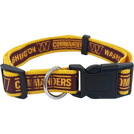 Official Washington Commanders Football Team Dog Collar