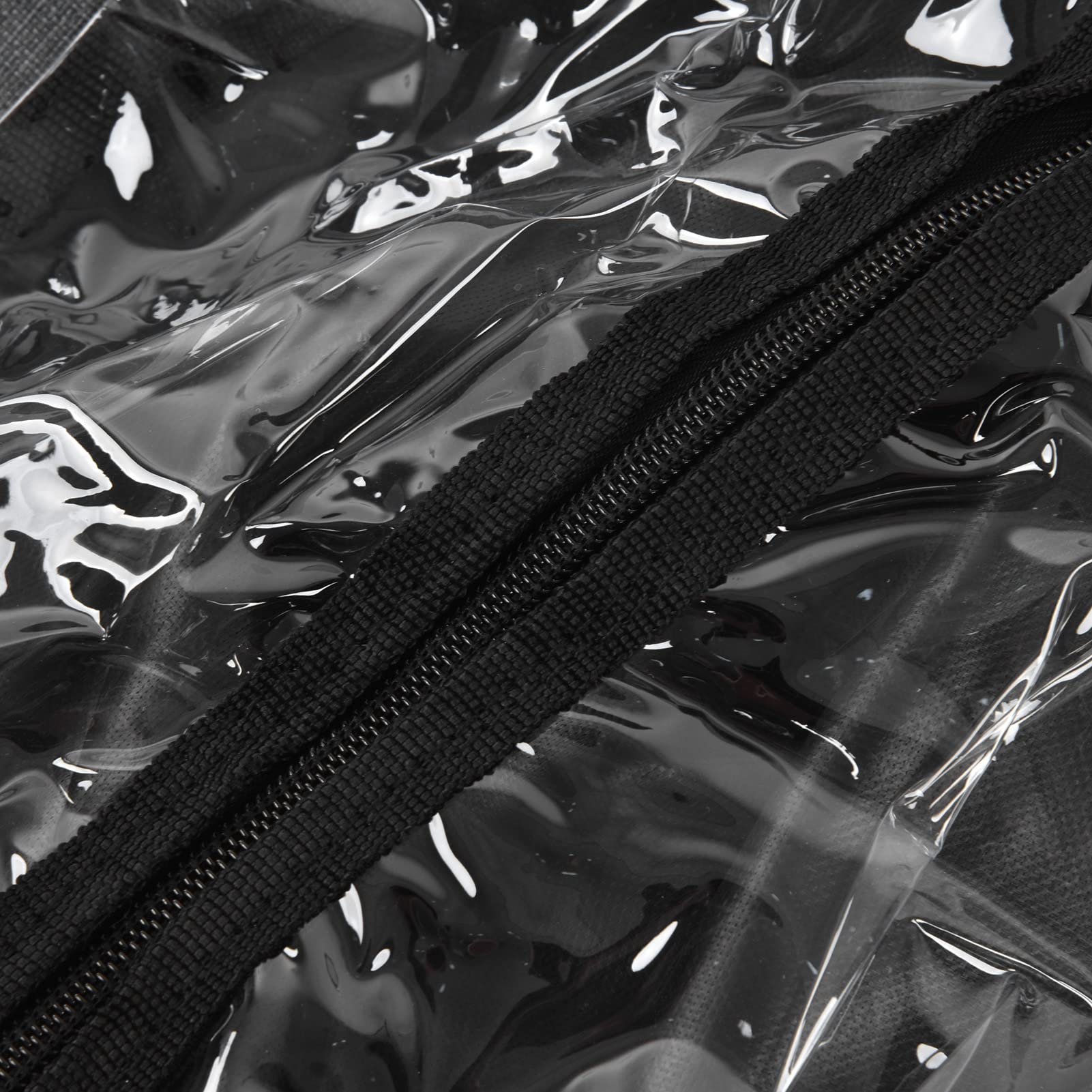 Borsa porta abiti da appendere trasparente, copertura per riporre vestiti, resistente alla polvere, organizer da viaggio, grande capacità, per armadio, dormitorio, seminter