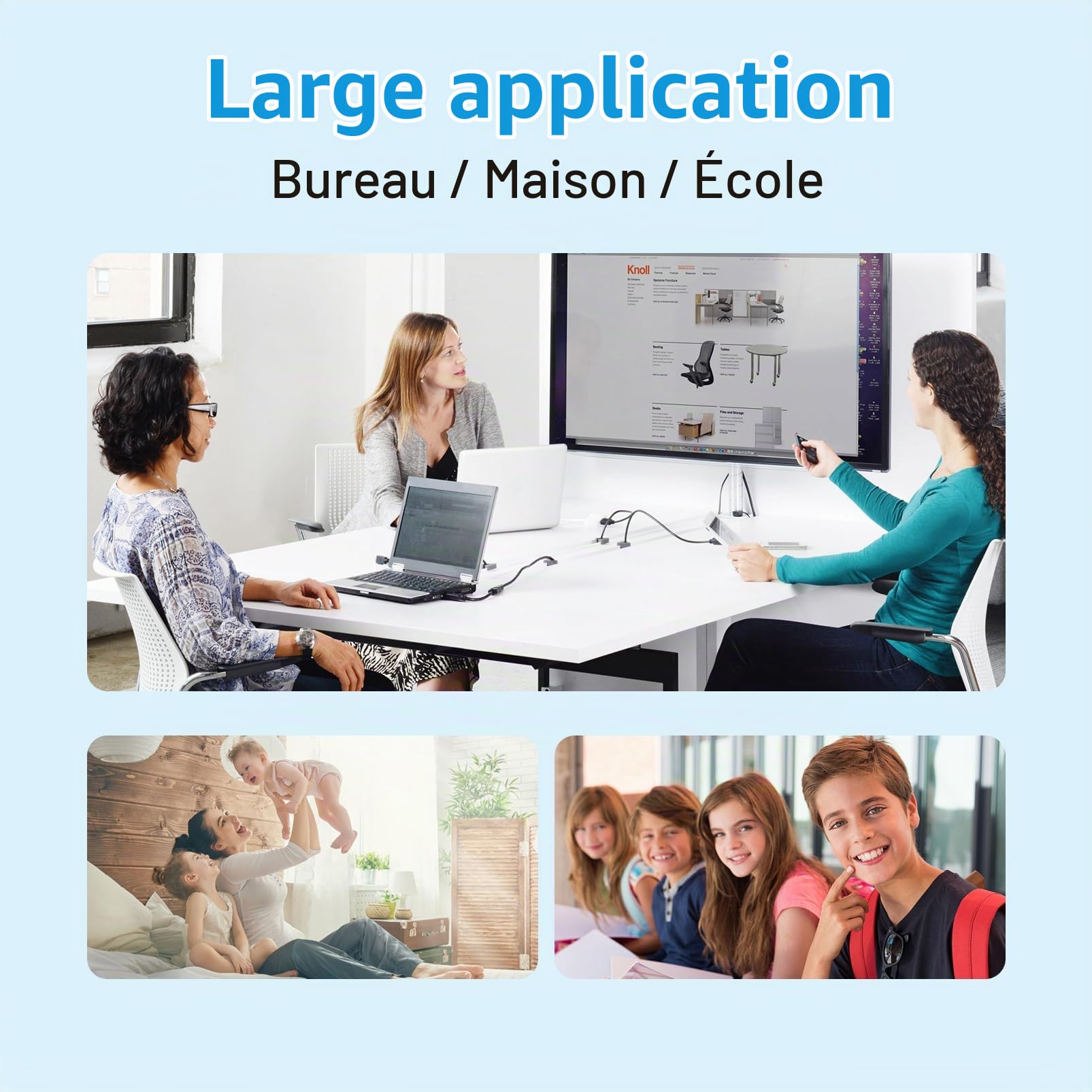 Agrafeuse Electrique de bureau, Capacité de 70 Feuilles, Agrapheuse bureau Automatique pour Agrafeuse électrique Argent avec 2000 agrafes
