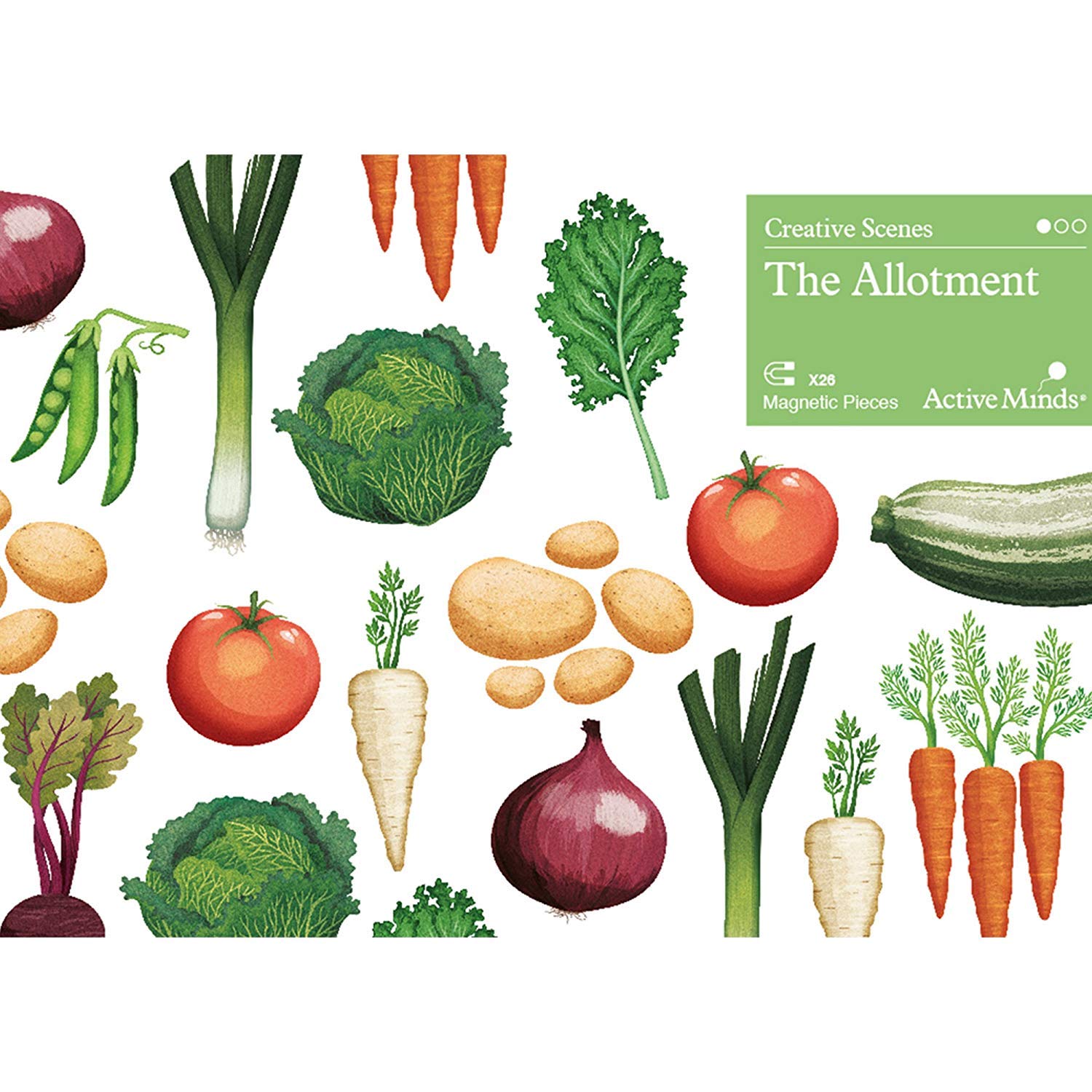 Allotment Creative Scenes Magnet Puzzles by Active Minds | Specialist Alzheimer's/Dementia Activities & Games