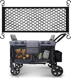 Stroller Wagon Cargo Net, Wagon Accessories Compatible with WONDERFOLD All W-Series Models, Stretchable Foldable Cargo Net to Increase Stroller Large Storage Space
