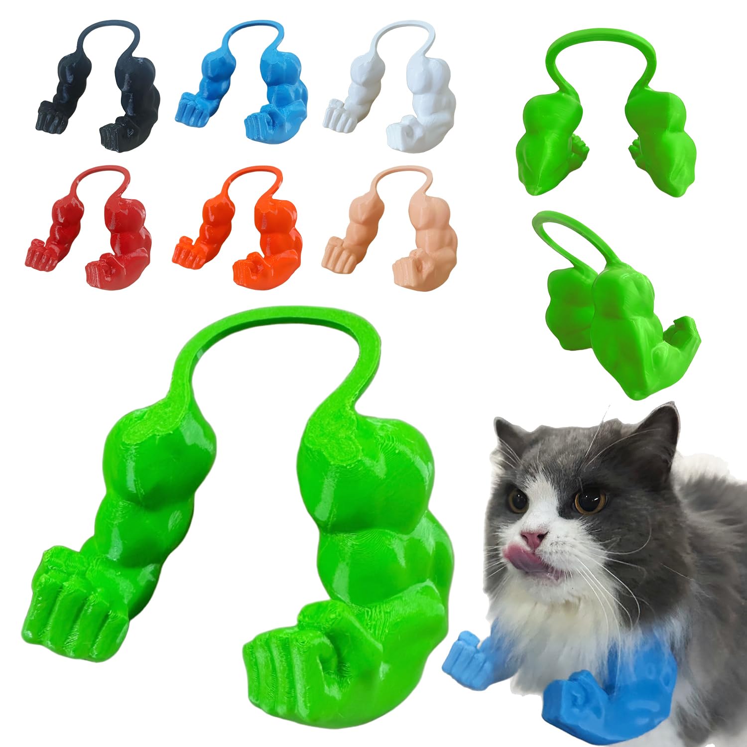Amazon | 猫の筋肉の腕 ペット コスプレ 猫 筋肉 おもちゃ 猫のための 