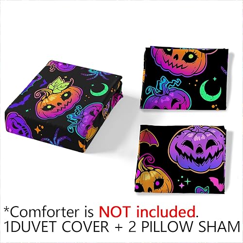 Miniatura 87 de Cartoon Cat Comforter Cover Set - Queen Size, Gradient Line Cat Bedding Set with Zipper for Kids Teens Boys Girls Adult Room Decor - 1 Quilt Cover 2