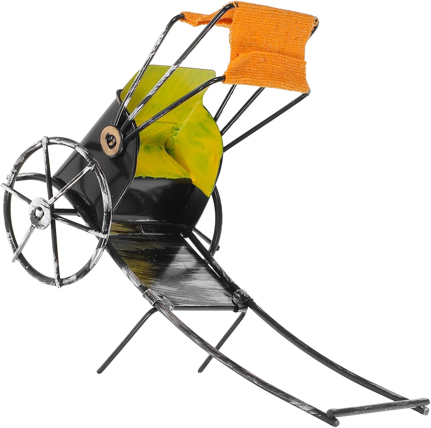 Cabilock Vintage Finish Model Motorcycle with Distressed Mini Iron and Nostalgic Appeal for Decorative Collectible Desk and Other Settings Decor Home and Office