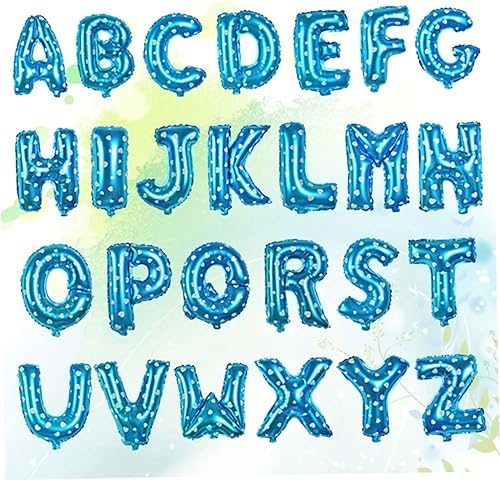 Miniatura 2 de jojofuny 3 globos grandes de letras de 12 pulgadas, globos de letras de feliz cumpleaños, letras de helio, letras de helio, letras de adorno, globos