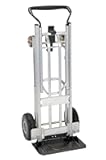 COSCO 4-in-1 Folding Series Hand Truck with Flat-Free Wheels