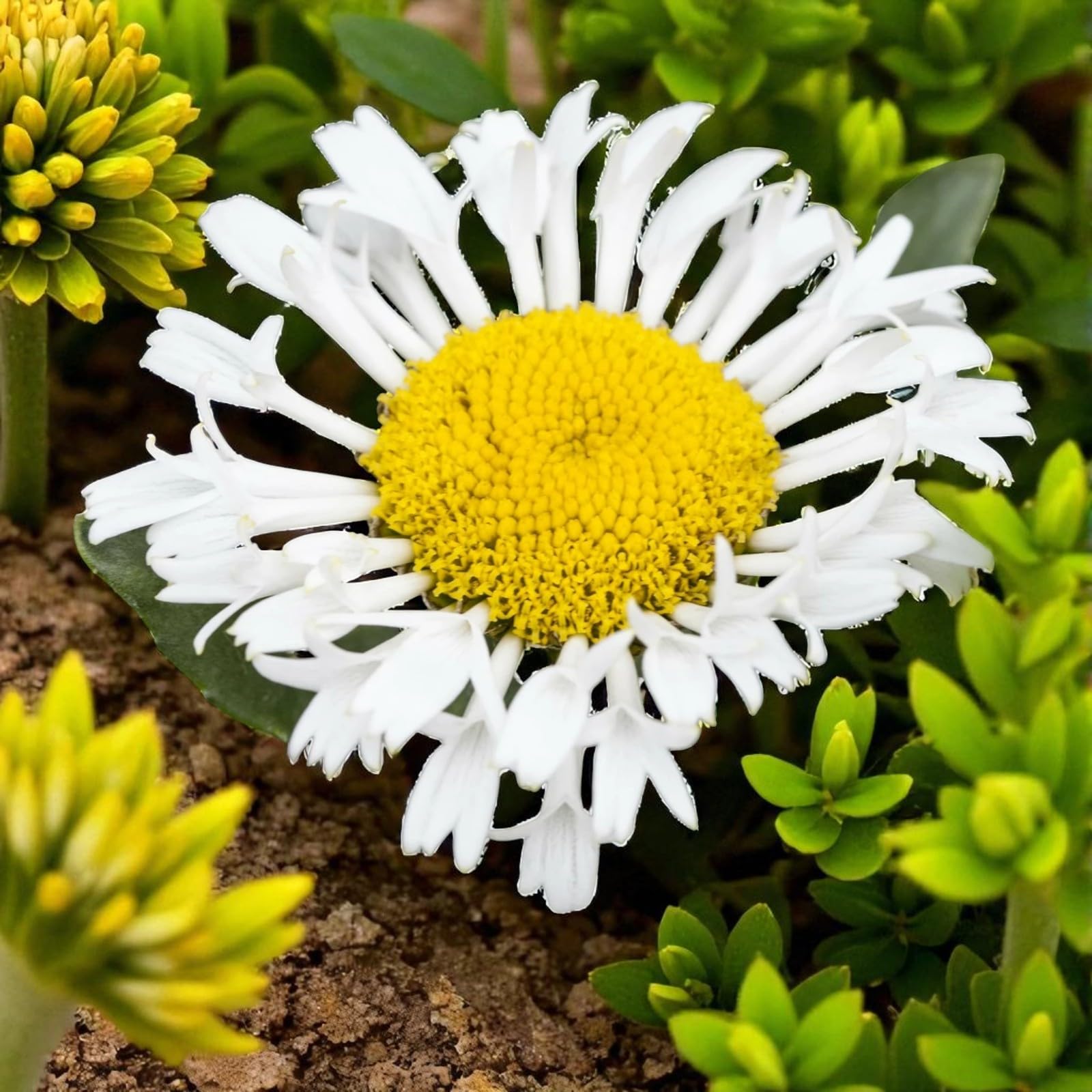 Carbeth Plants Leucanthemum Shasta Daisy in 9cm Pot - Hardy Perennial Cottage Garden Plant - White Daisy Style Flowers - Pollinator Friendly Summer Blooms (Lacrosse, 1) โ image 1