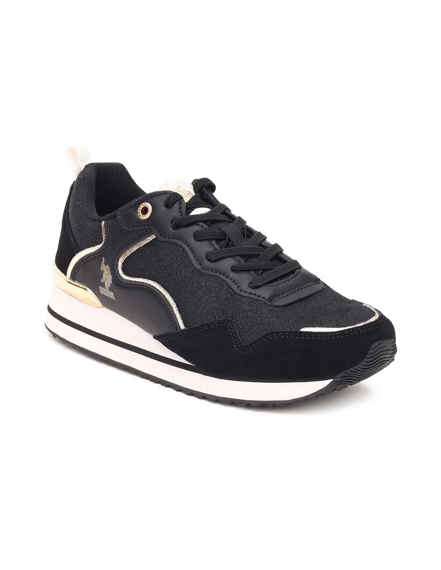 U.S. Polo Assn. Zoe Womens Fashion Black Sneaker (B0BY2SLKB1) Amazon Price History, Amazon Price Tracker