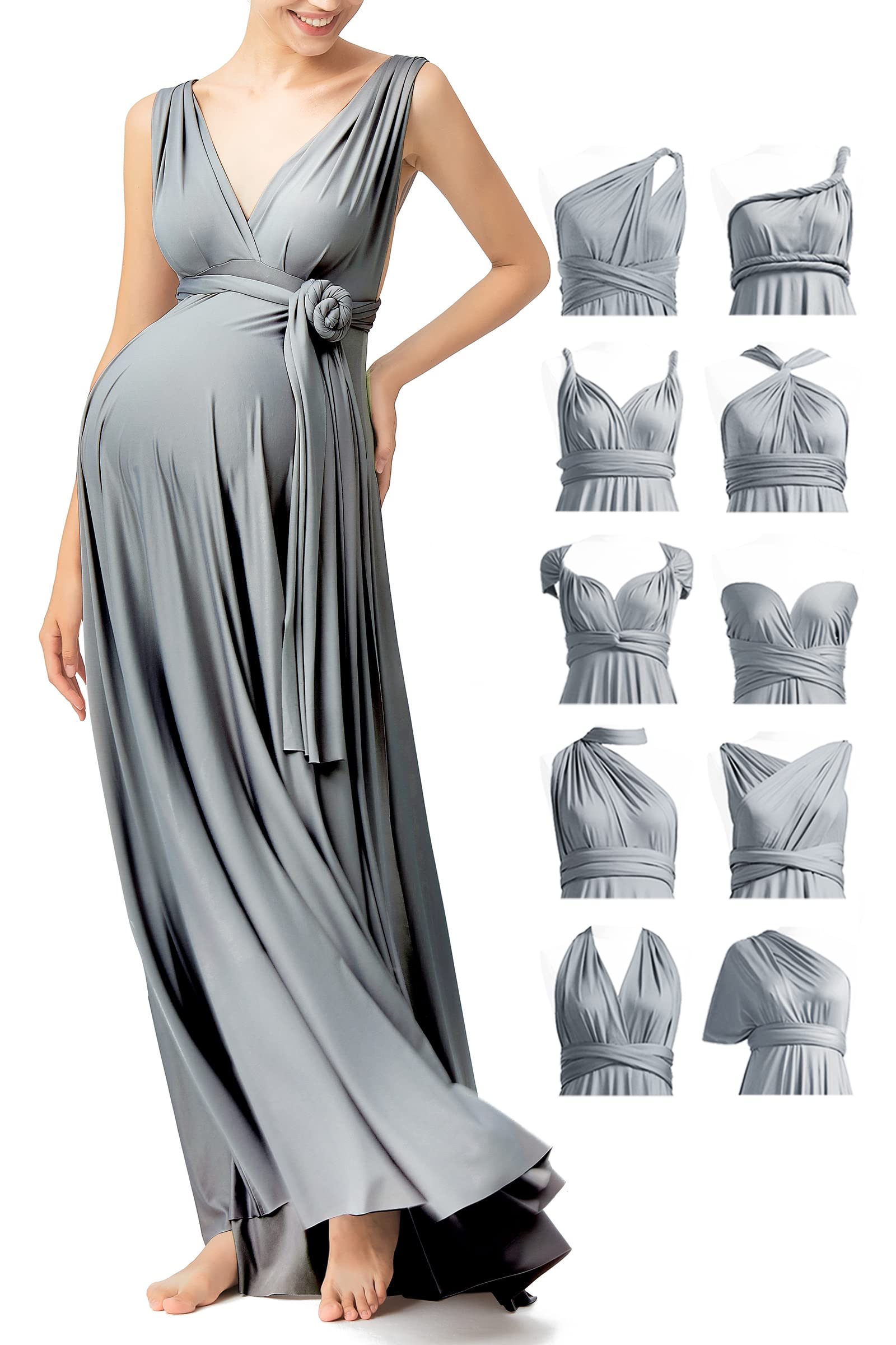 72stylesInfinity Maternity Dress for Baby Shower, Plus Size, Long, Maternity Photoshoot Dress Wedding Guest Bridesmaid Dress