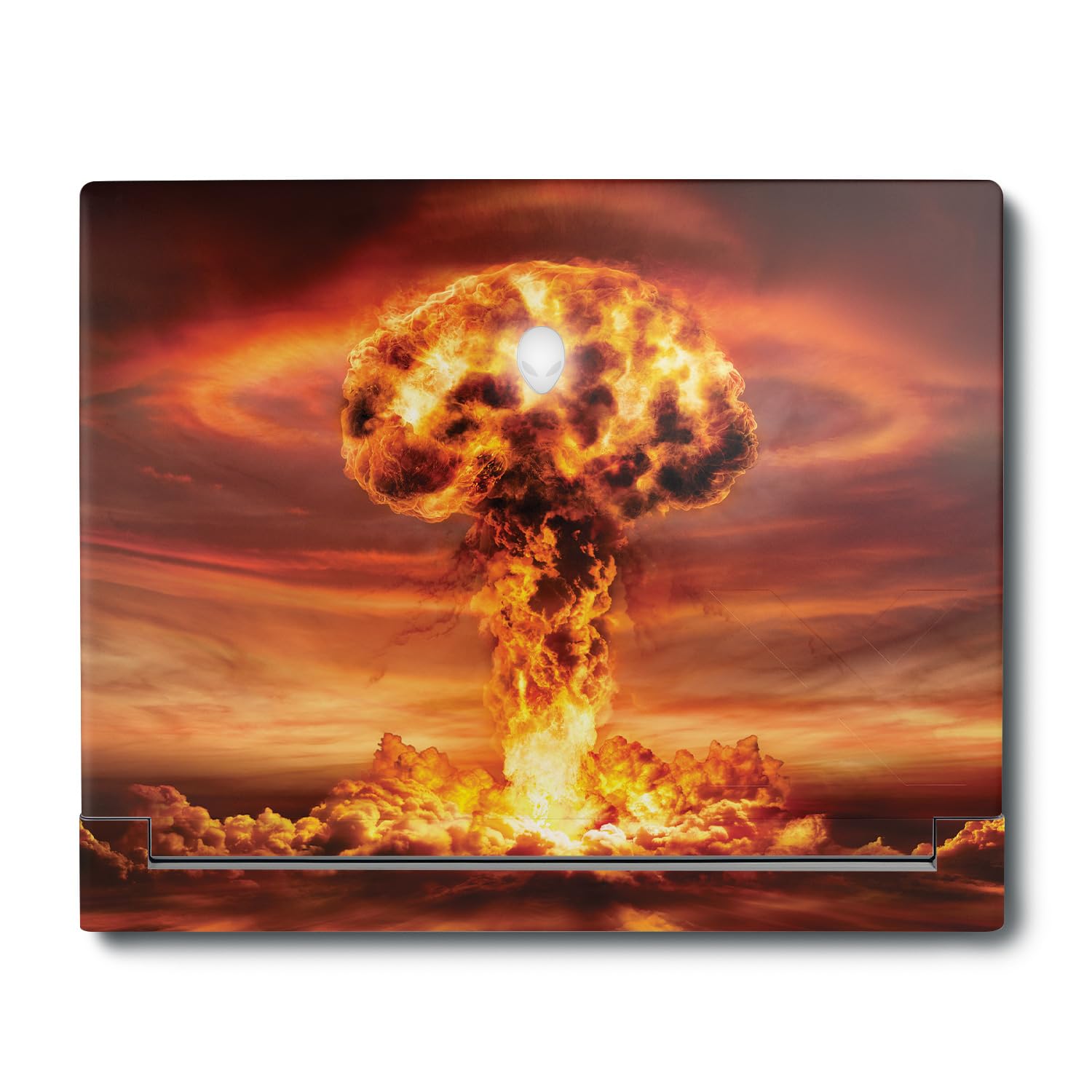 MightySkins Skin Compatible with Alienware X16 R1 (2023) Full Wrap Kit - Fallout | Protective, Durable, and Unique Vinyl Decal wrap Cover | Easy to Apply &amp; Change Styles | Made in The USA