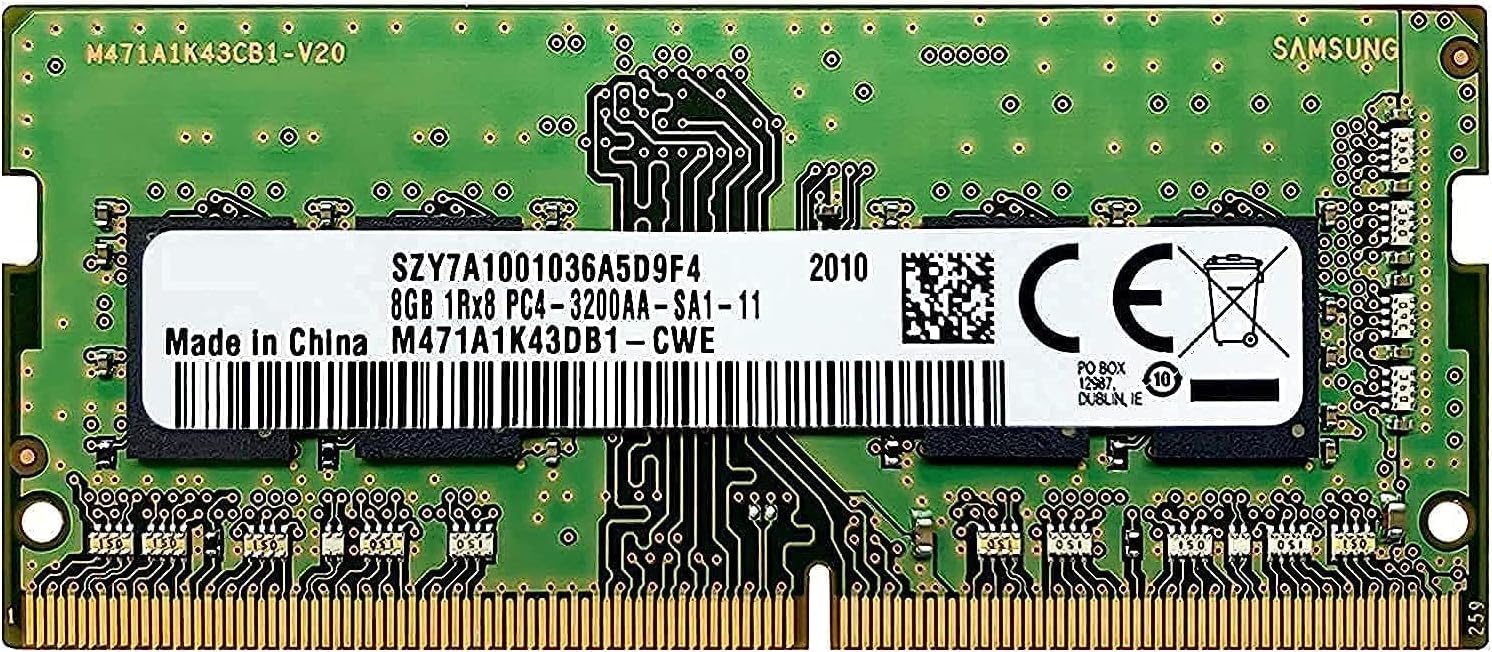8GB DDR4 3200MHz SODIMM PC4-25600 CL22 1Rx8 1.2V 260-Pin SO-DIMM For Laptop Notebook Memory Module M471A1K43DB1-CWE