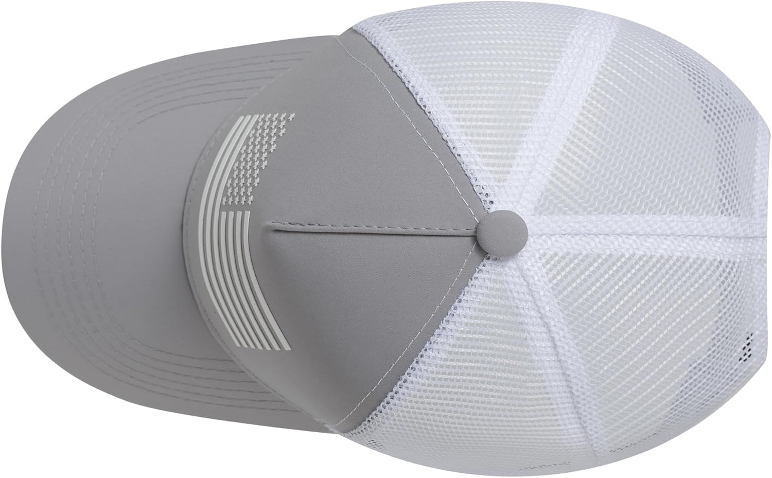 IIN American Flag Mesh Baseball Cap, Patriotic Trucker Hat for Men Women, Quick-Dry Breathable Design, Adjustable Snapback - Image 4