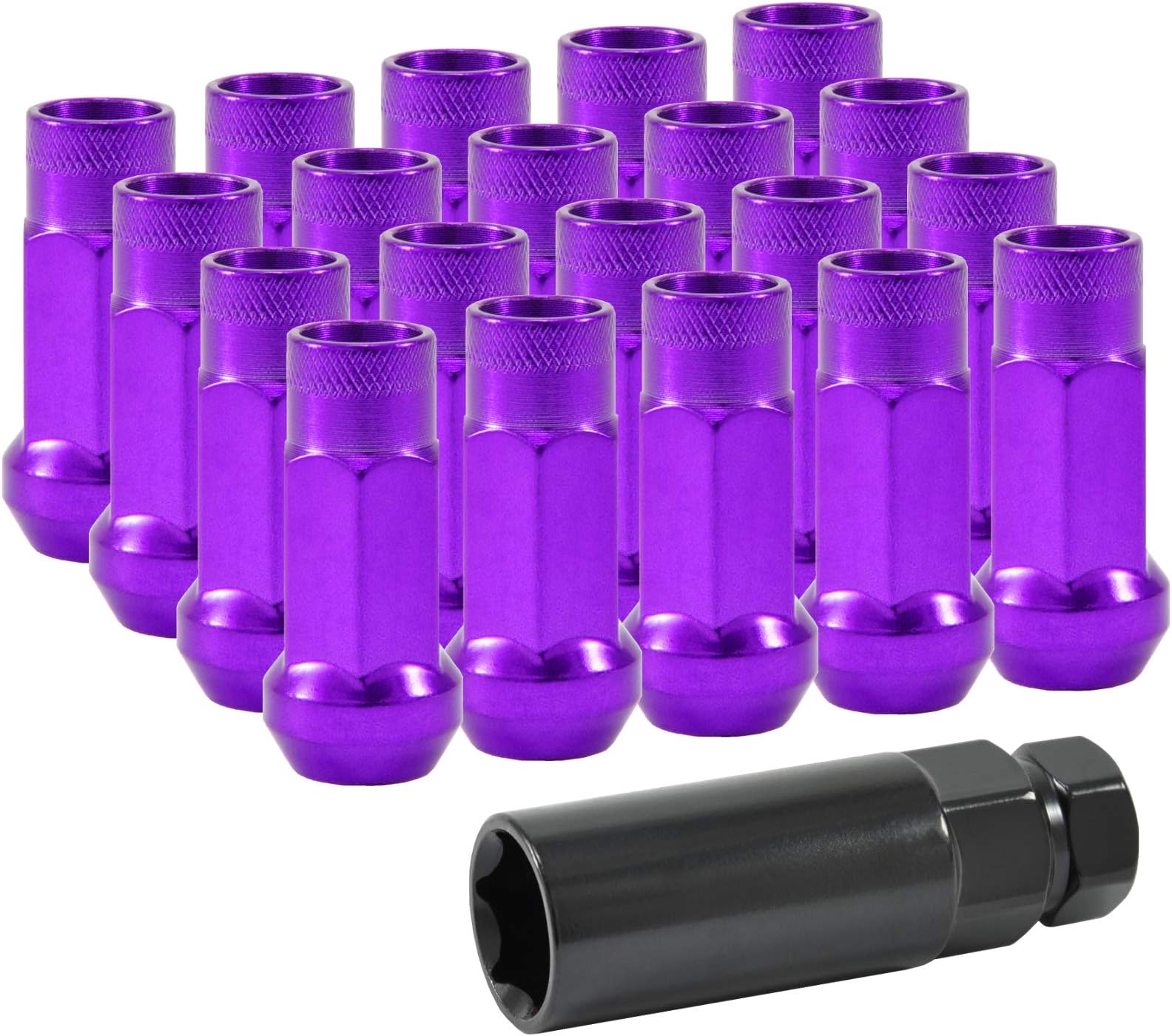 Lug Nuts Steel M12x1,5 bolts Purple Honda Toyota Lexus Mazda Mitsubishi JDM