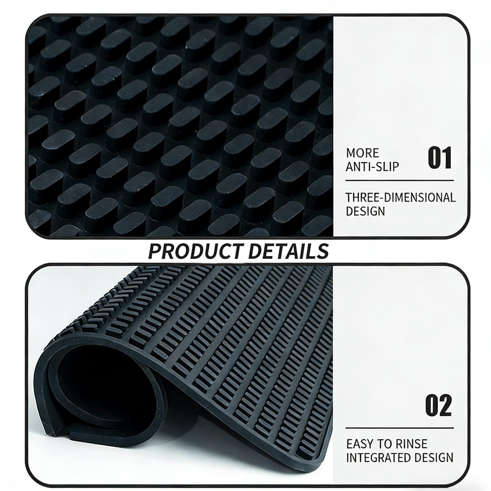 Alfombrilla plegable con tabla de cortar extraíble y bandeja Ed integrada para camareros profesionales, cocina para preparar y servir alimentos