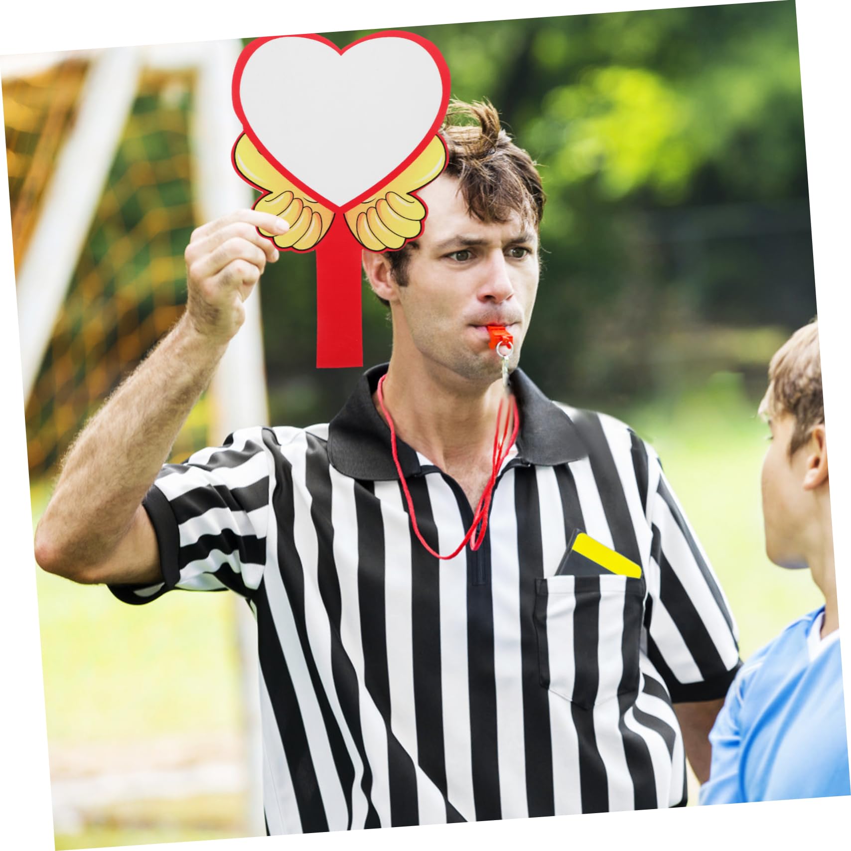 Abaodam Blank Handheld Scoreboards 3pcs Voting Boards Erasable Dry Erase Paddles