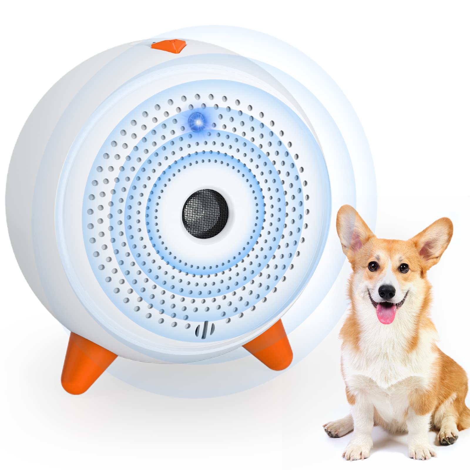 Dog Barking Control Devices, Rechargeable Anti Barking Device, 26Ft Ultrasonic Dogs Barking Control Device Indoor Outdoor, Waterproof Stoping Small Medium Large Dog Barking Deterrent Device Anti Bark