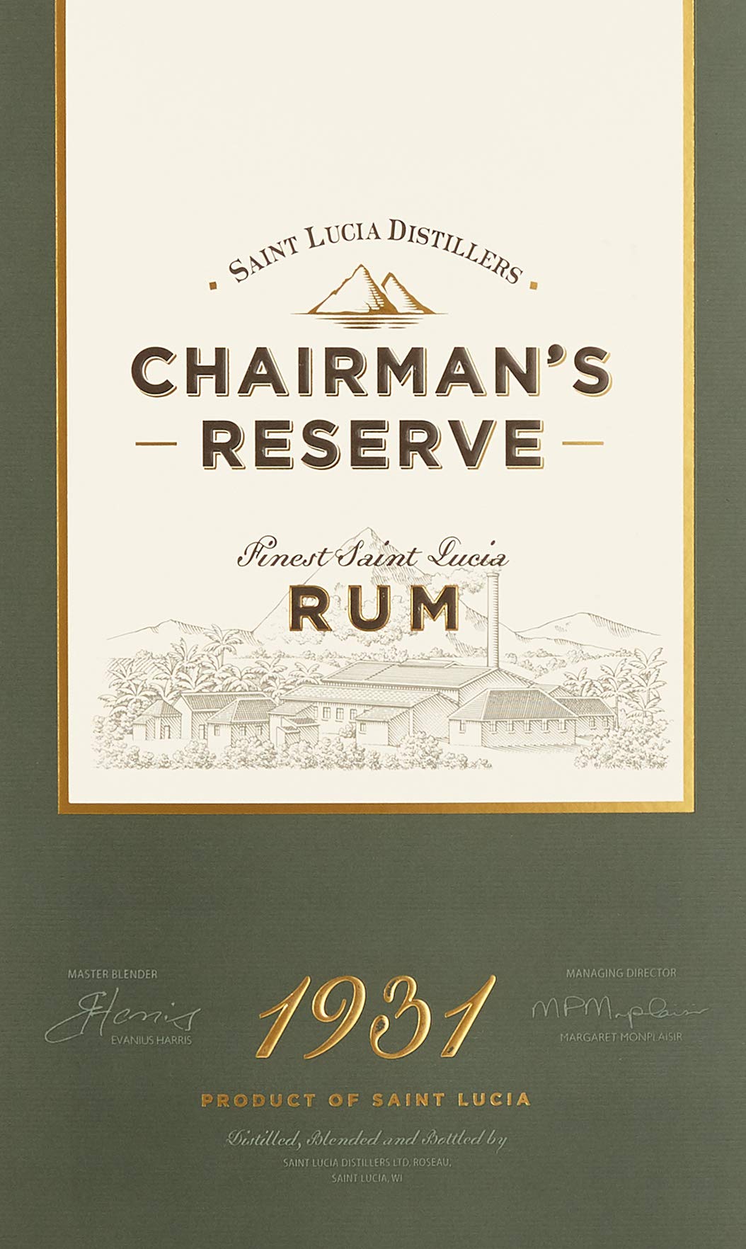 Chairman's Reserve Finest St. Lucia Rum 1931 (1 x 0.7 l)