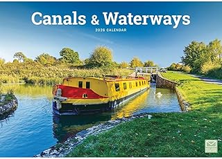 Carousel Worldwide, Canals & Waterways 2026 A4 Wall Calendar