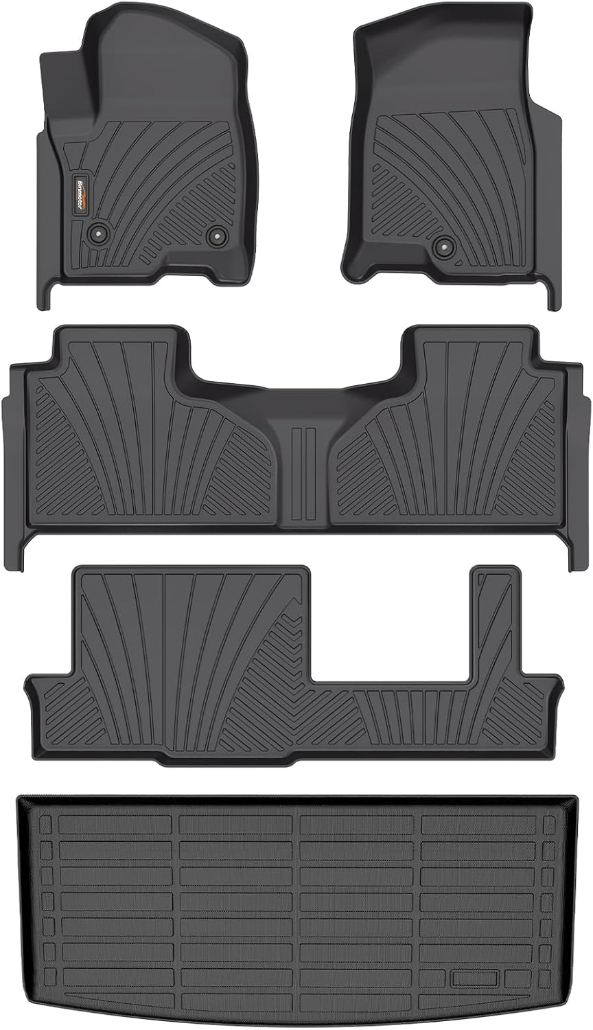 BinmotorAll Weather Car Floor Mats and Cargo Liner Set for