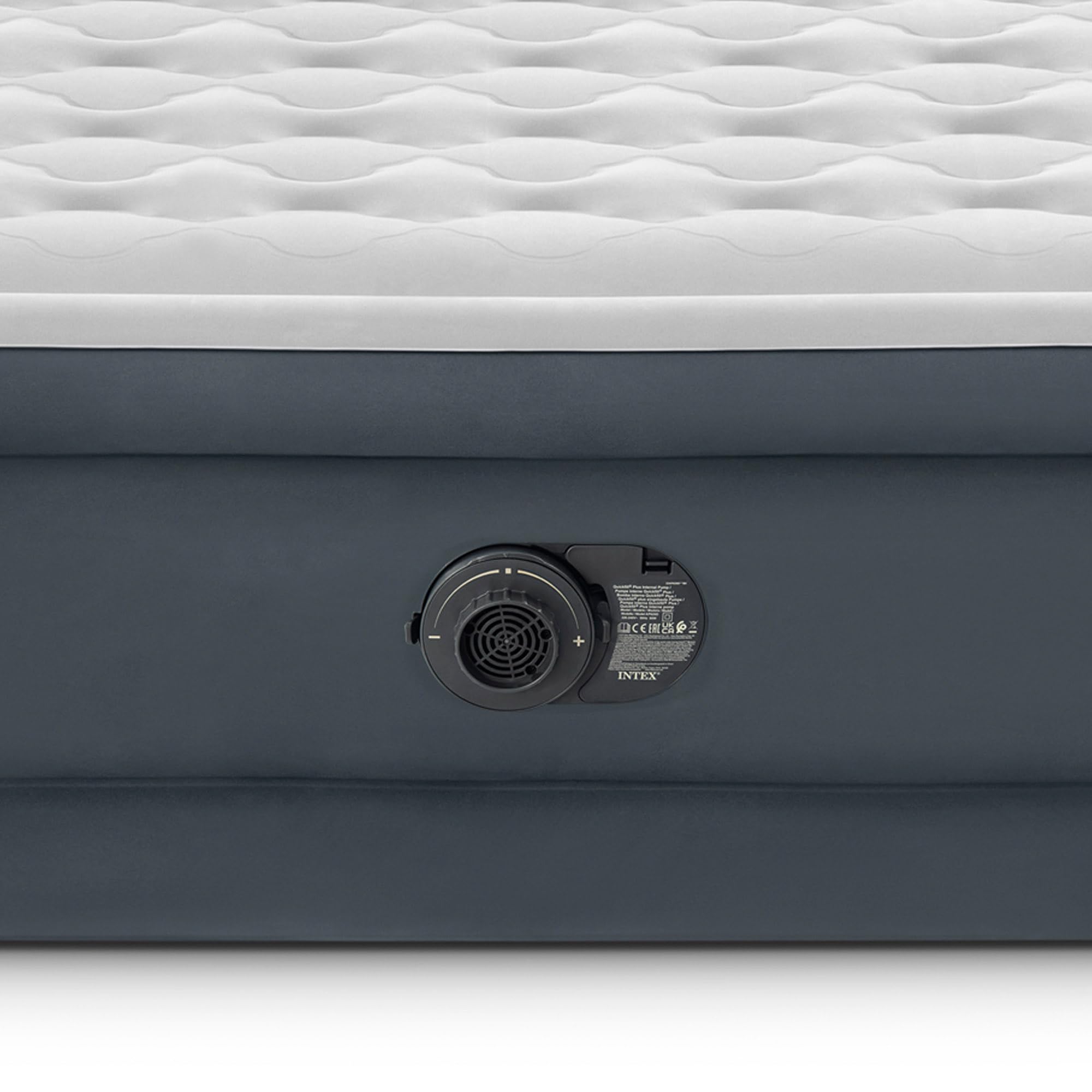 Intex 64448NP - Cama de Aire Dura Beam Deluxe Ultra Plush con cabecero