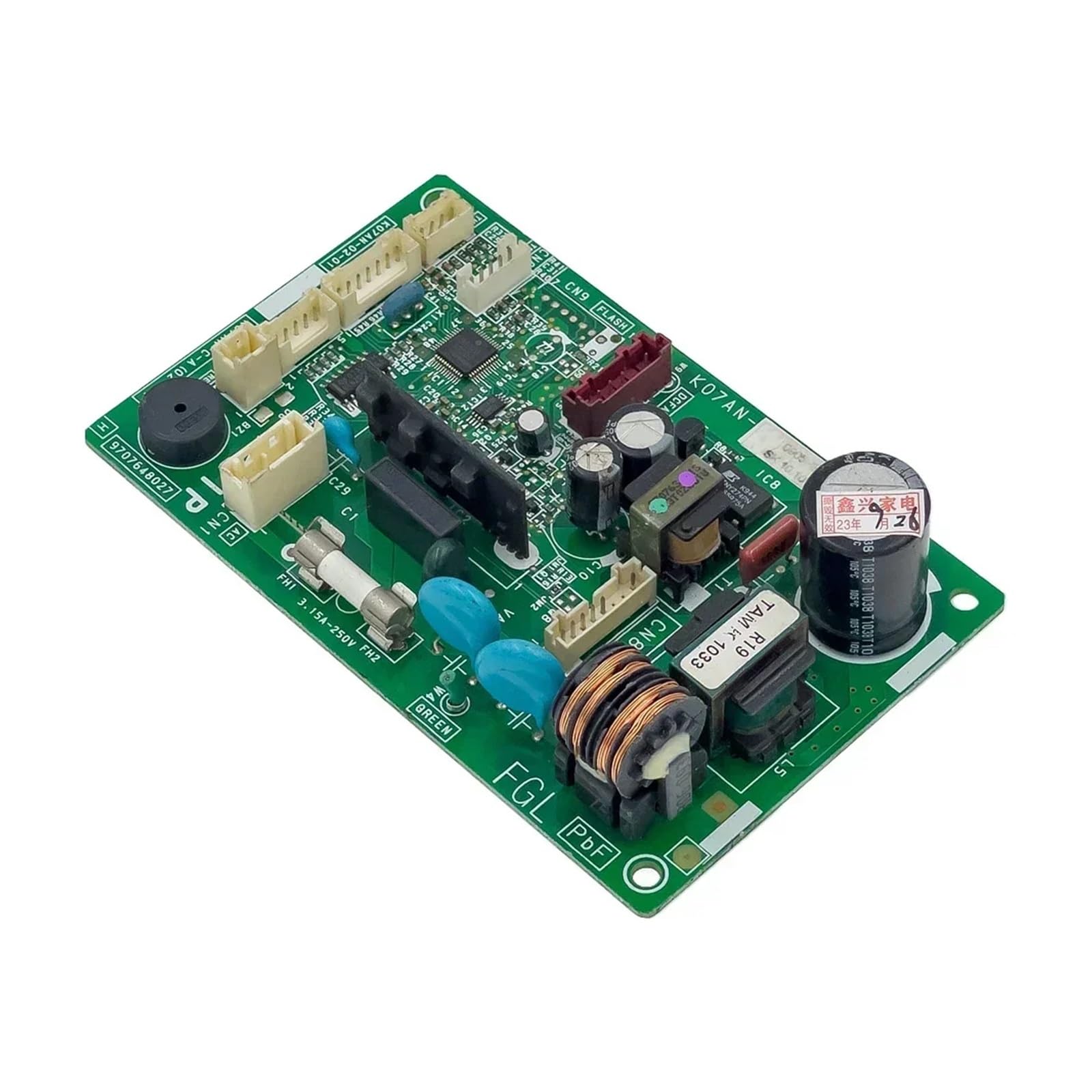 Reemplazo de placa de Control de aire acondicionado, circuito K07AN-CA(02-01) PCB K07AN-02-01 9707648027, Compatible con Fujitsu