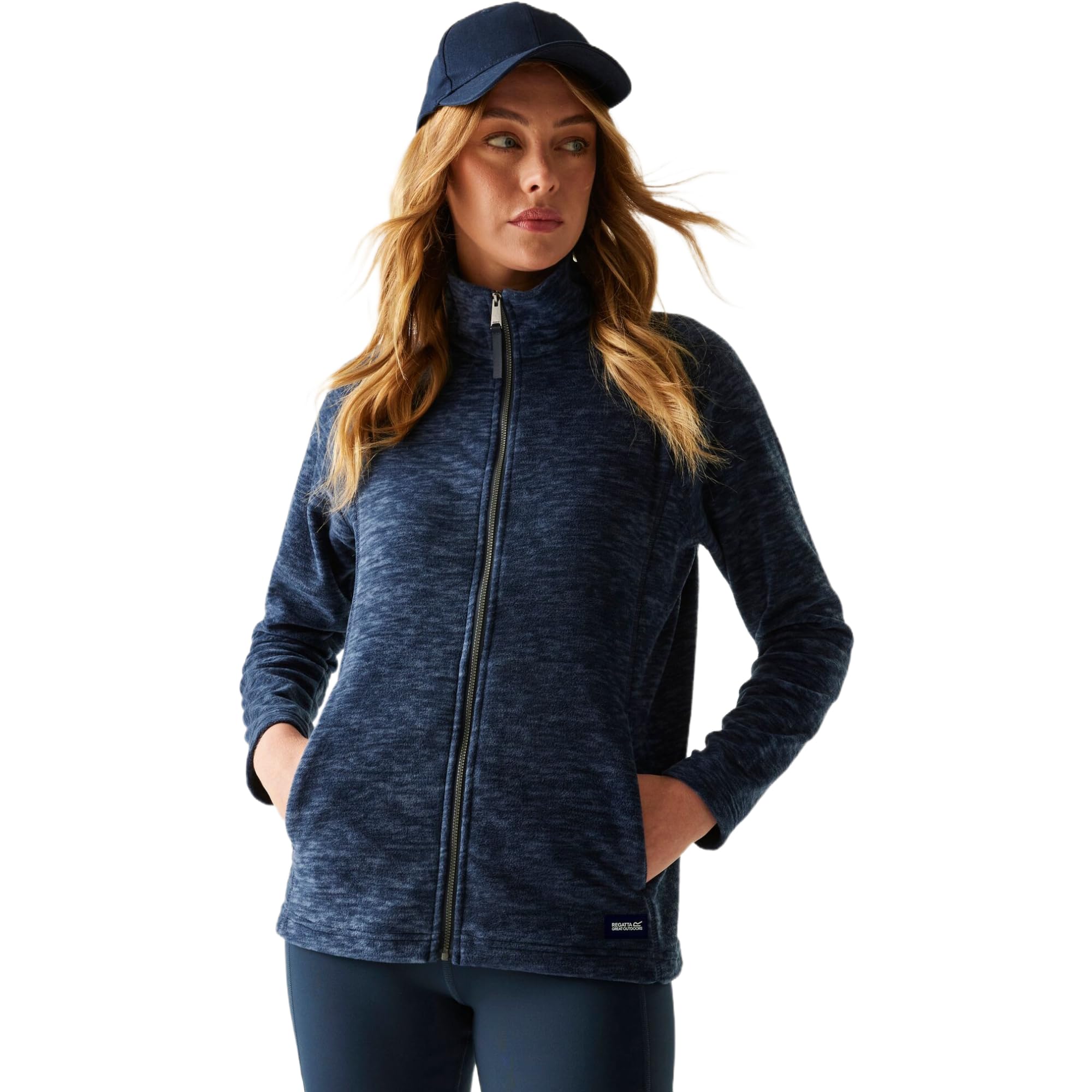 Regatta Womens Mayse Full Zip Fleece Soft Touch Warm Top Outdoor Winter Layer