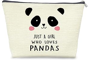 Just A Girl Who Loves Pandas Cosmetic Bag