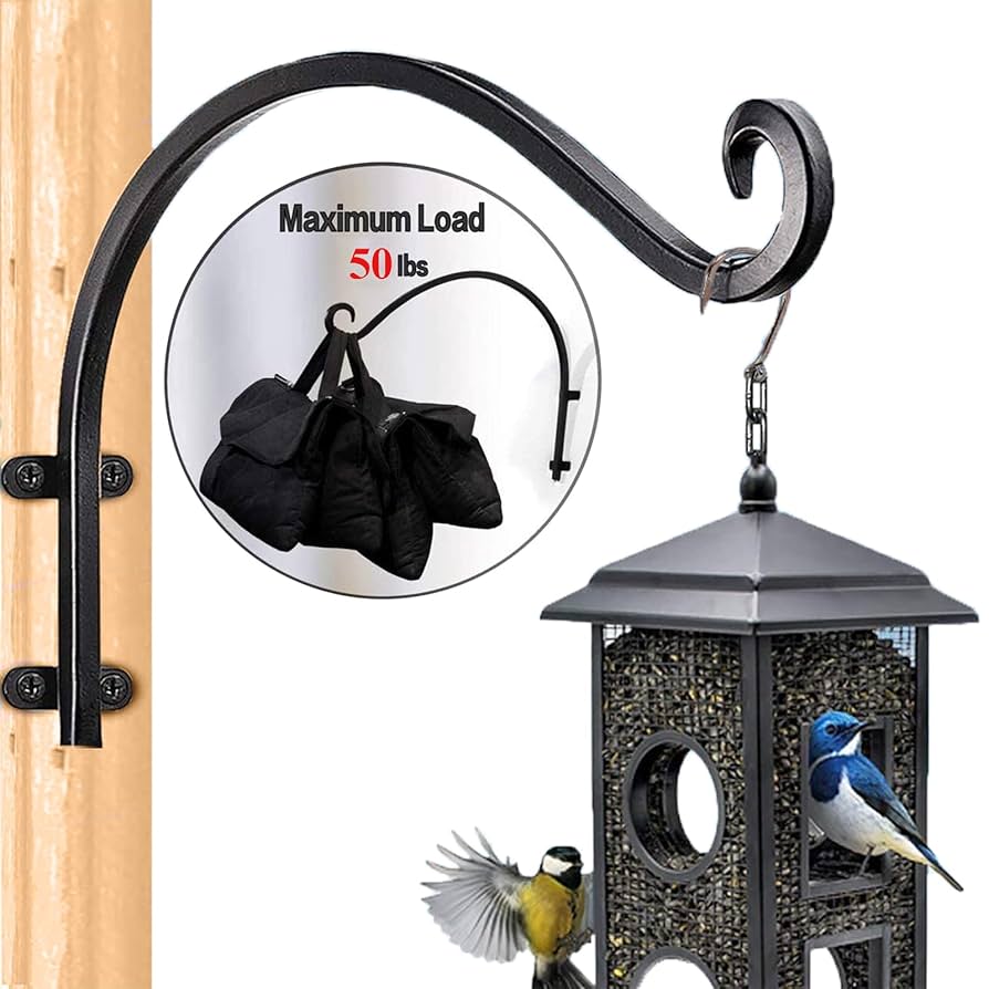 2 Stück Wandhalterung Für Pflanzen - Metall Haken Für Blumenkörbe Bis 60 Pfund