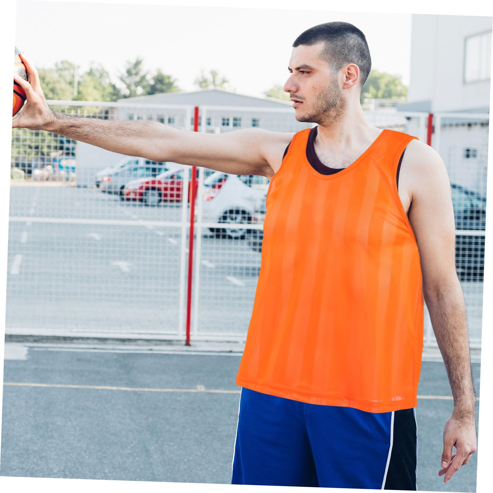 Chalecos de Práctica Deportiva de Malla, 6 Piezas, Adultos