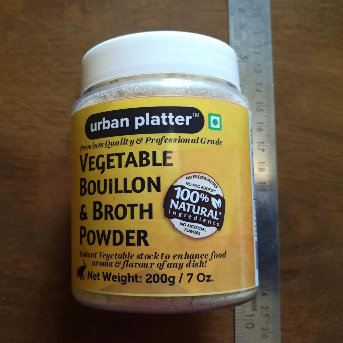 Urban Platter Vegetable Bouillon and Broth Powder, 1Kg [Anytime