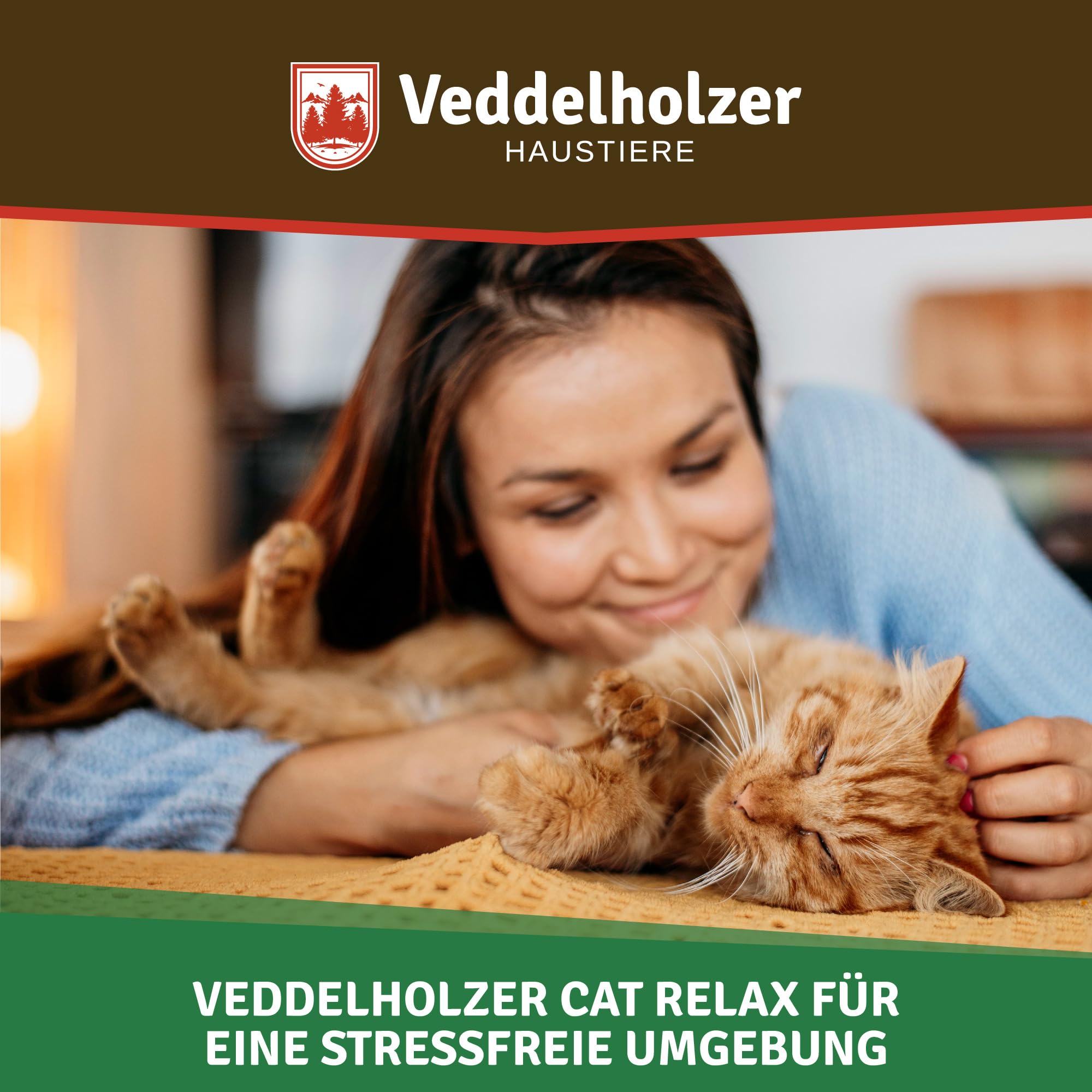 Veddelholzer Relax Cat Pheromone Diffusore di Feromoni per Gatti Set composto da Vaporizzatore + Flacone da 45ml Calmante per Gatti Mezzi per Rilassamento & Anti Stress per Gatti Prevenire