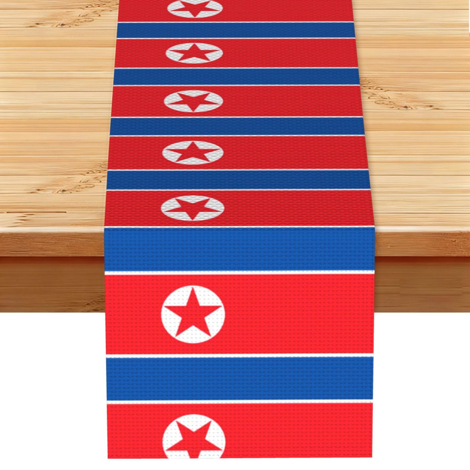 Korean flag Linen Feel Table Runner Wedding Party Home Decoration