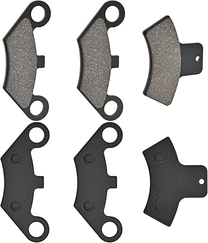 Miniatura 5 de Pastillas de freno delanteras y traseras compatibles con Polaris Sportsman 335 400 500 4X4 Scrambler 400 500 Diesel 455 Trail Blazer 400 250 Xplorer