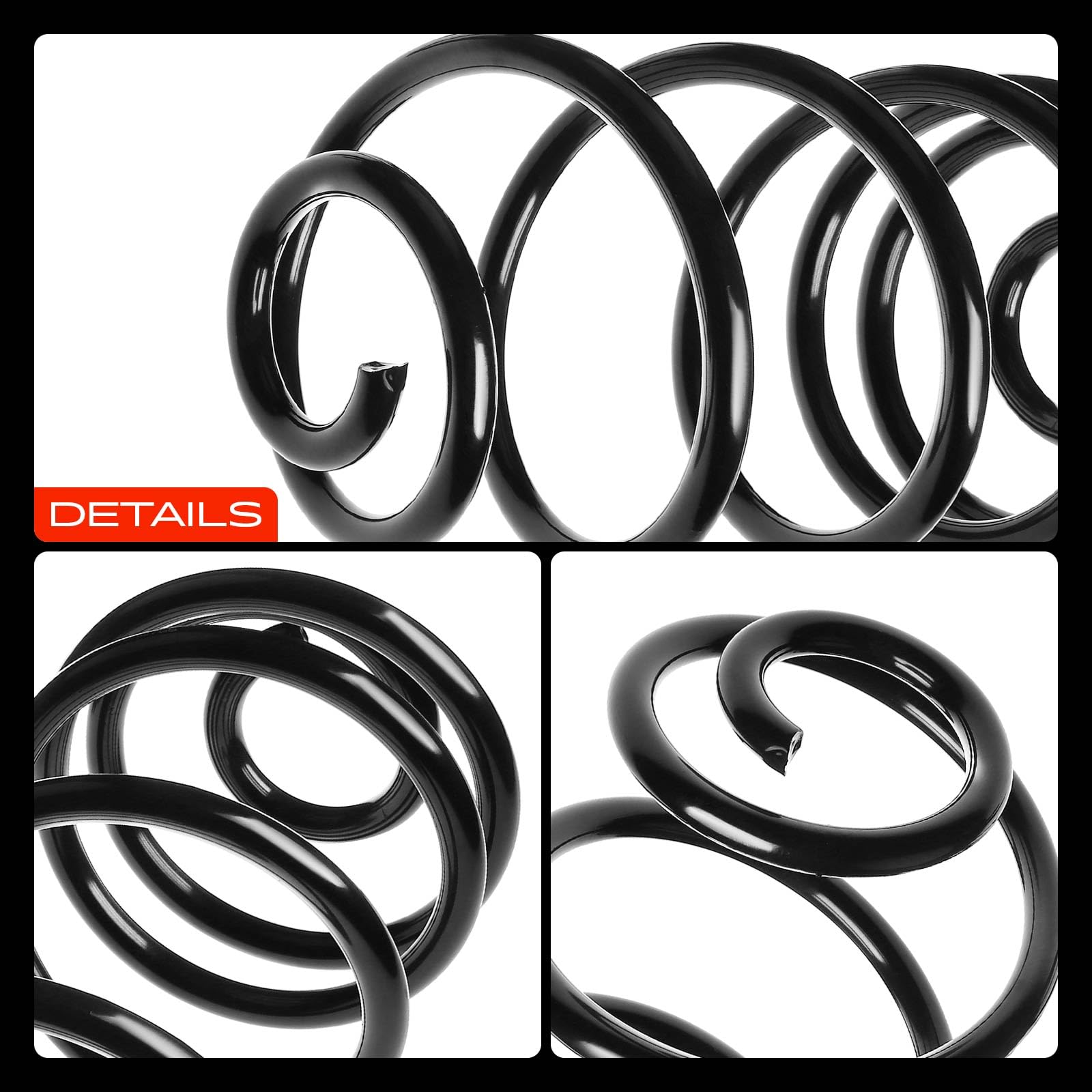 Frankberg 2x Muelles de chasis Muelles de suspensión Compatible con Astra H A04 Astra H GTC A04 Astra H Berlina A04 Replace# G21B28011B