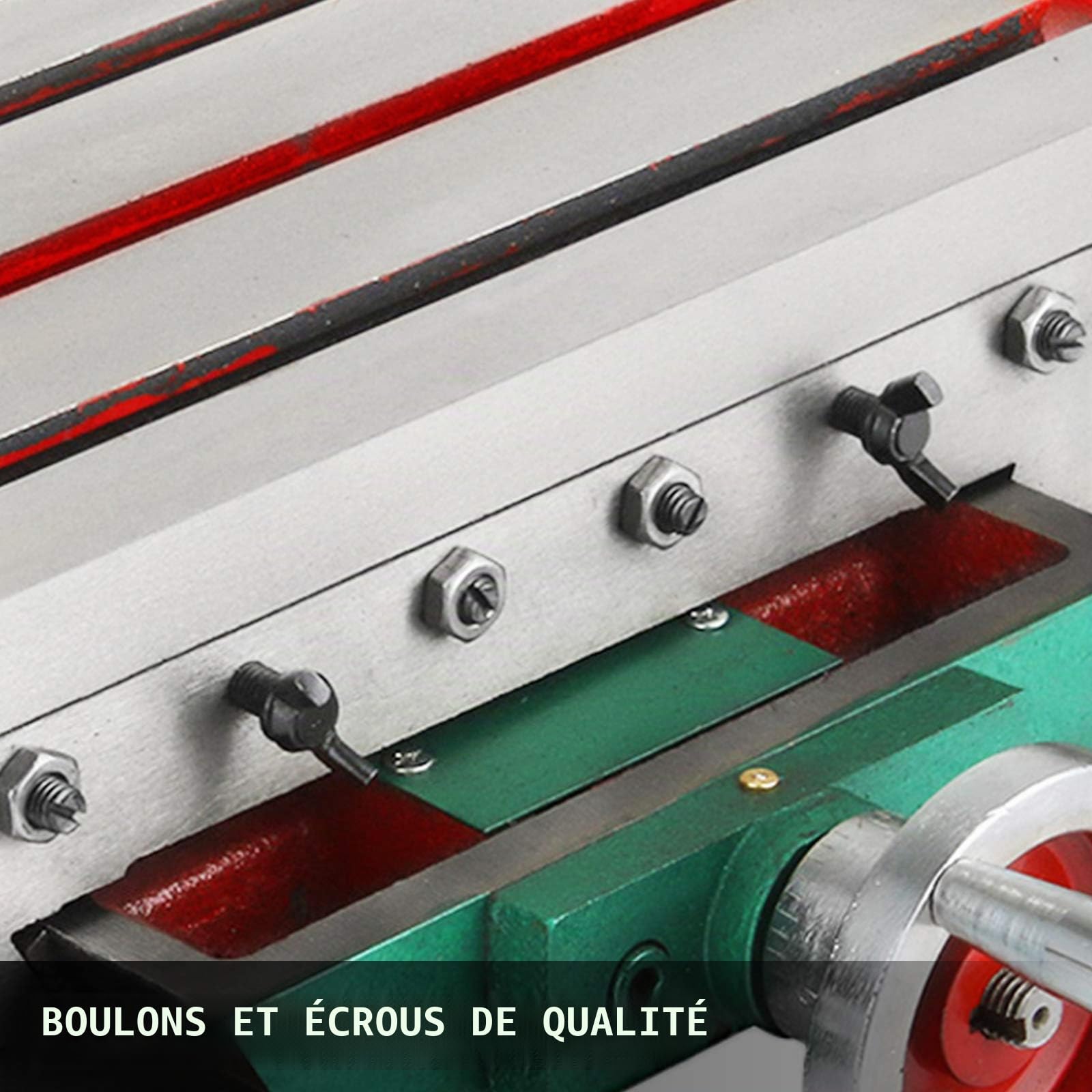 VEVOR Table de fraisage 17,7 × 6,7 pouces Table de fraisage à glissière composée multifonction Table de travail Croix Fraiseuse composée 2 axes 4 façons pour tous les supports de perceuse Fraiseuse de